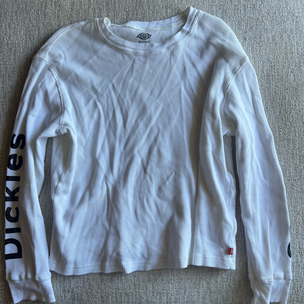 Dickies White Long Sleeve Tee